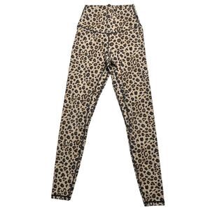 COLORFULKOALA Women's Brown Black Leopard Print High Rise Legging Size XS